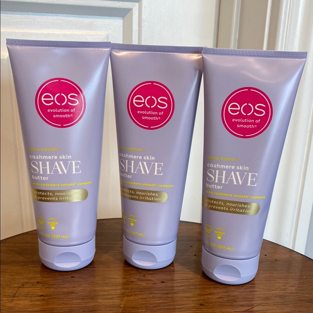 Eos Cashmere Skin Collection - Shave Butter | Vanilla Cashmere, 7 fl oz - 3 Pack